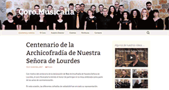 Desktop Screenshot of coromusicalia.com